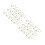 2000 Pcs Cucurbit Shape Safety Clothes (Golden) 8