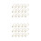 2000 Pcs Cucurbit Shape Safety Clothes (Golden) 6