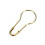 2000 Pcs Cucurbit Shape Safety Clothes (Golden) 2