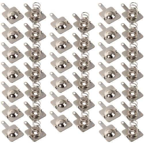 60 Sets Battery Spring Plate Aa Contact For Remote Charger Replacement 1