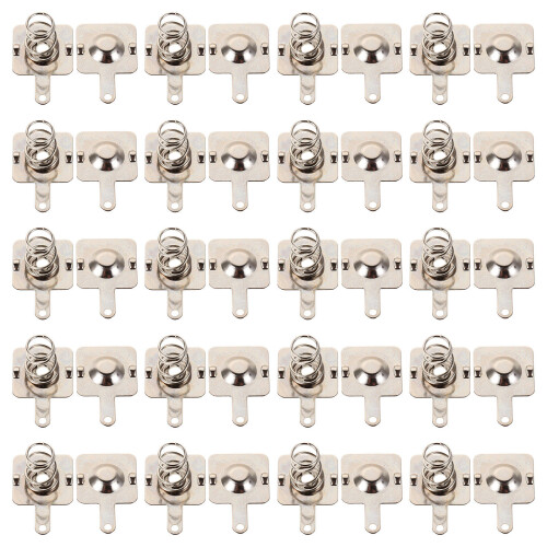 60 Sets Battery Spring Plate Aa Contact For Remote Charger Replacement 2