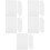 50 Pcs Blank Foam Poster Board A4 Large Foamboard 10