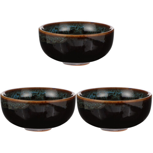3Pcs Round Ceramic Ink Dish For Calligraphy Painting 1