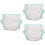 3Pcs Washable Bamboo Cotton Reusable Cloth Diapers 6