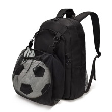 Multifunctional Sport Training Equipment Bag Basketball Backpack with Removable Net Pocket All Purpose Gear Size Large