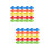50 Pcs Portable Soccer Cones Training Football Multi-Function Agility 9