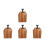 4Pcs Halloween Wood Cutting Board With Handle For Cheese Pizza Bread 8