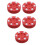 5Pcs Plastic Round Puck For Roller And Field Hockey Training 9