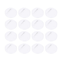 40 Pcs Transparent Acrylic Brooches Round 40mm Simple Emblem Accessory