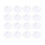 40 Pcs Transparent Acrylic Brooches Round 40mm Simple Emblem Accessory 1