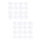 40 Pcs Transparent Acrylic Brooches Round 40mm Simple Emblem Accessory 7