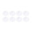 40 Pcs Transparent Acrylic Brooches Round 40mm Simple Emblem Accessory 8