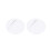 40 Pcs Transparent Acrylic Brooches Round 40mm Simple Emblem Accessory 9
