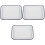 3Pcs Enamel Baking Dish Rectangular Roasting Pan For Kitchen 5
