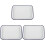 3Pcs Enamel Baking Dish Rectangular Roasting Pan For Kitchen 4