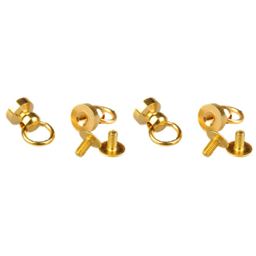 12 Sets 9mm Golden Brass Rivet Studs For Leathercraft And Phone Shell 1