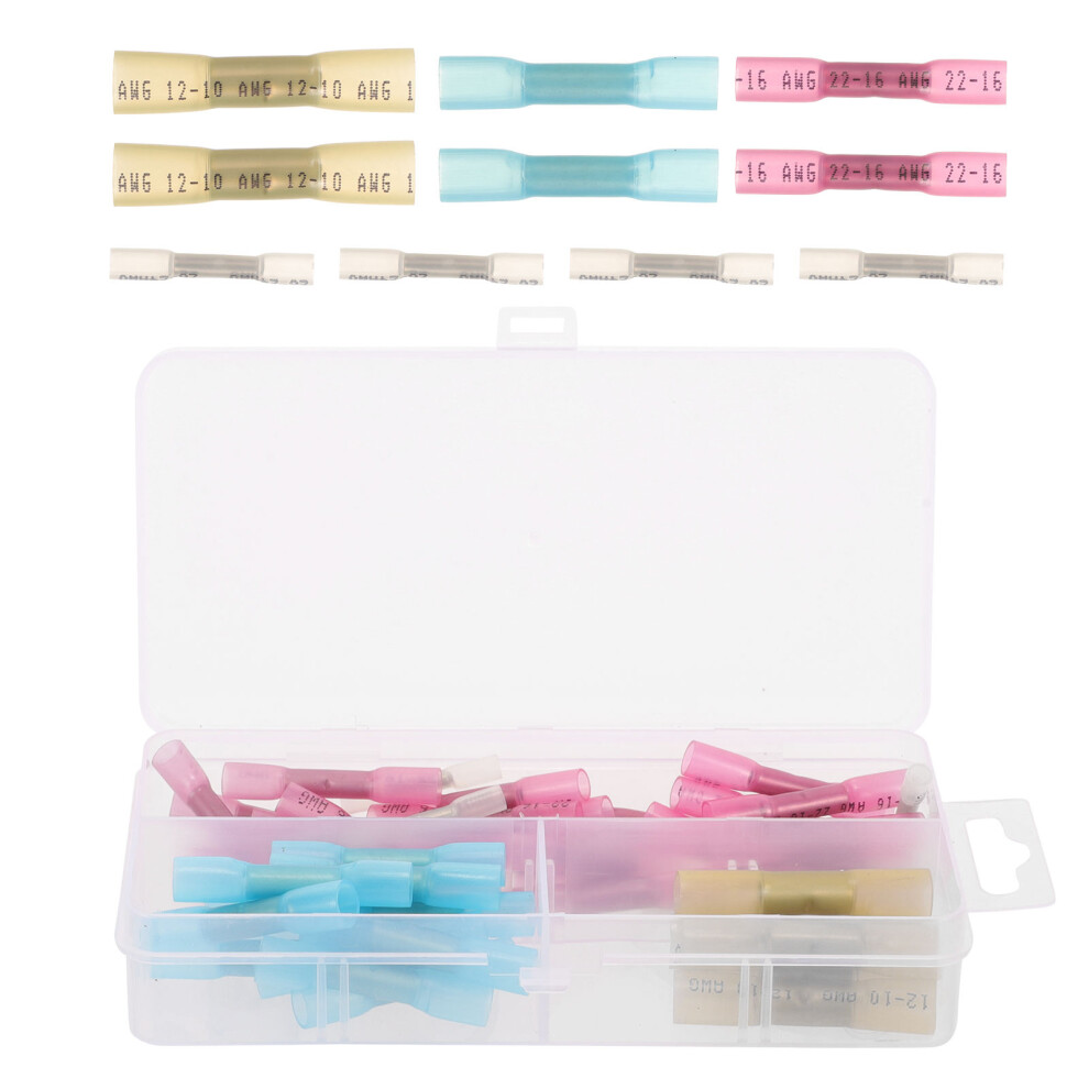 150 Pcs Butt Wire Connectors Heat Shrink Automotive Terminals 033394997342