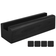 2Pcs Wooden Mirror Support Multi-Use Base For Household Stand