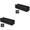 2Pcs Wooden Mirror Support Multi-Use Base For Household Stand 9
