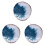 3 Pcs Agate Stone Coaster Round Heat Insulation Mug Pad 2
