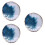 3 Pcs Agate Stone Coaster Round Heat Insulation Mug Pad 7