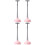 4 Pcs Practical Toilet Suction Pipe Cleaner For Home Office Pink 5