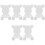 6 Pcs Bathroom Holder Stand Hanging Rack 5