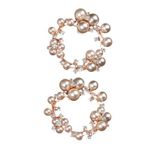 4 Pcs Pearls Shoe Clip Crystal Buckle For Women