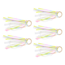 5Pcs 50Cm Wooden Handle Dance Ribbon For Kids