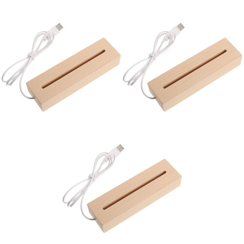 3Pcs Multipurpose Light Base Led Lamp Holder Craft Stand 2
