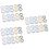 45Pcs Lens Holder Clamshell Design Assorted Color Compact and Durable 7