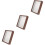 3Pcs Wooden Dried Flower Frame Display Stand Shadow Box Case 7