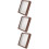 3Pcs Wooden Dried Flower Frame Display Stand Shadow Box Case 10