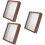 3Pcs Wooden Dried Flower Frame Display Stand Shadow Box Case 9