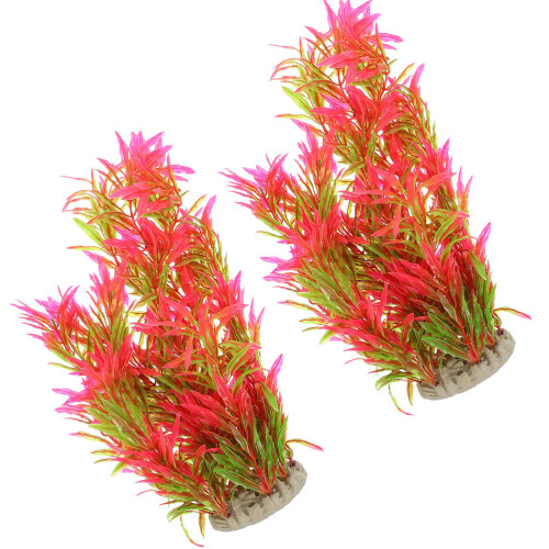 6 Pcs Fake Aquatic Plants For Fish Tank Decorations 1
