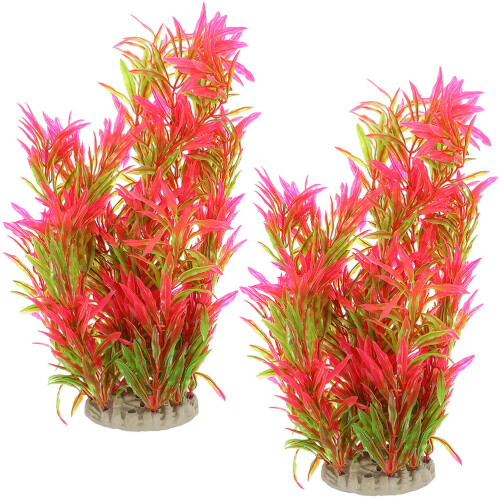 6 Pcs Fake Aquatic Plants For Fish Tank Decorations 2