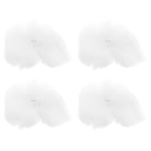 12 Pcs Cloud Star Hanging Ornament For Kids Room Wedding Party White