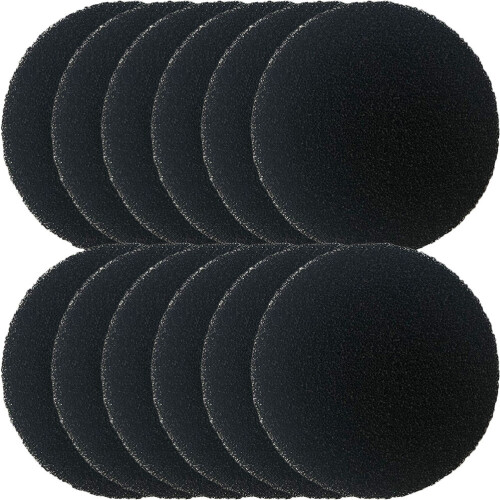24 Pcs Kitchen Trash Can Charcoal Filter Pads Deodorizer 2
