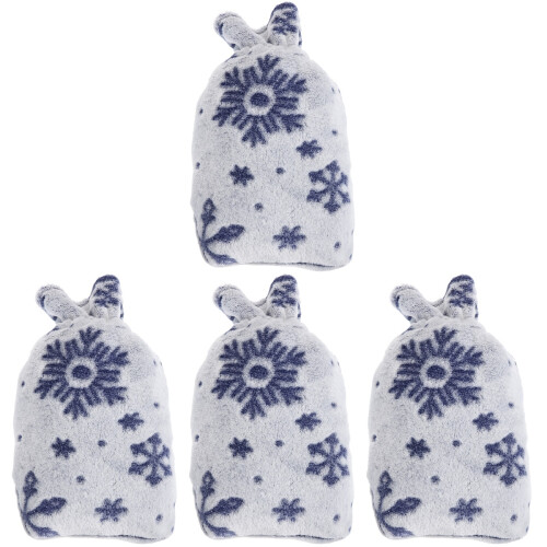 4Pcs Comfortable Hot Water Bag Cover With Hand Warmer Design 1