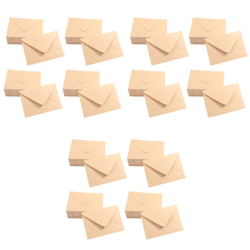 300 Pcs Blank Envelopes Solid Color For Office School Use 2