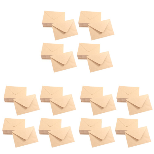 300 Pcs Blank Envelopes Solid Color For Office School Use 1