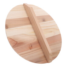 4Pcs Wooden Wok Lid Cover For Frying Pan With Handle