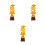 3Pcs 26Cm Hat Trophy For Kids Award Cup 6