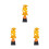 3Pcs 26Cm Hat Trophy For Kids Award Cup 5