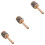 3Pcs Small Cabasa Toy For Kids Handle Musical Percussion Instrument 7