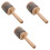 3Pcs Small Cabasa Toy For Kids Handle Musical Percussion Instrument 5