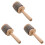 3Pcs Small Cabasa Toy For Kids Handle Musical Percussion Instrument 4