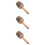 3Pcs Small Cabasa Toy For Kids Handle Musical Percussion Instrument 10