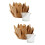 Flower Petal Shaped Candlestick Holder For Tea Light Candles 7