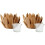 Flower Petal Shaped Candlestick Holder For Tea Light Candles 2